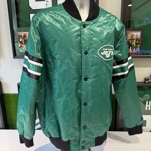 Ny JETS STARTER jacket Mens Large